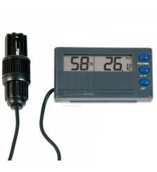 810-195 Υγρασιόμετρο-Θερμόμετρο  με ακροδέκτη 3m & συναγερμό